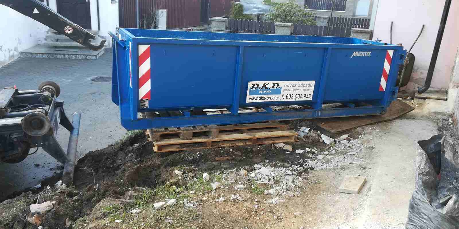 Kontejnerová doprava, přistavení kontejnerů, odvoz suti a odpadů