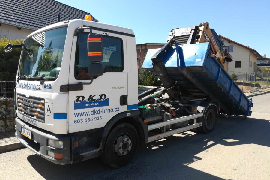 Kontejnerová doprava, přistavení kontejnerů, odvoz suti a odpadů