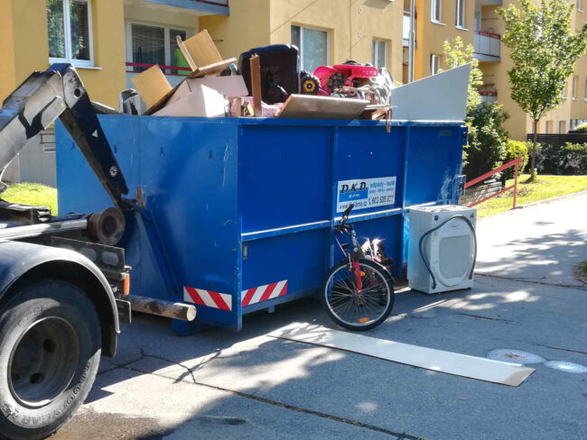 Kontejnerová doprava, přistavení kontejnerů, odvoz suti a odpadů